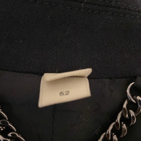 NWOT BURBERRY STUNNING MENS 100% WOOL PEA COAT SIZE LARGE/ 52 EXCELLENT CONDITI - Picture 14 of 16